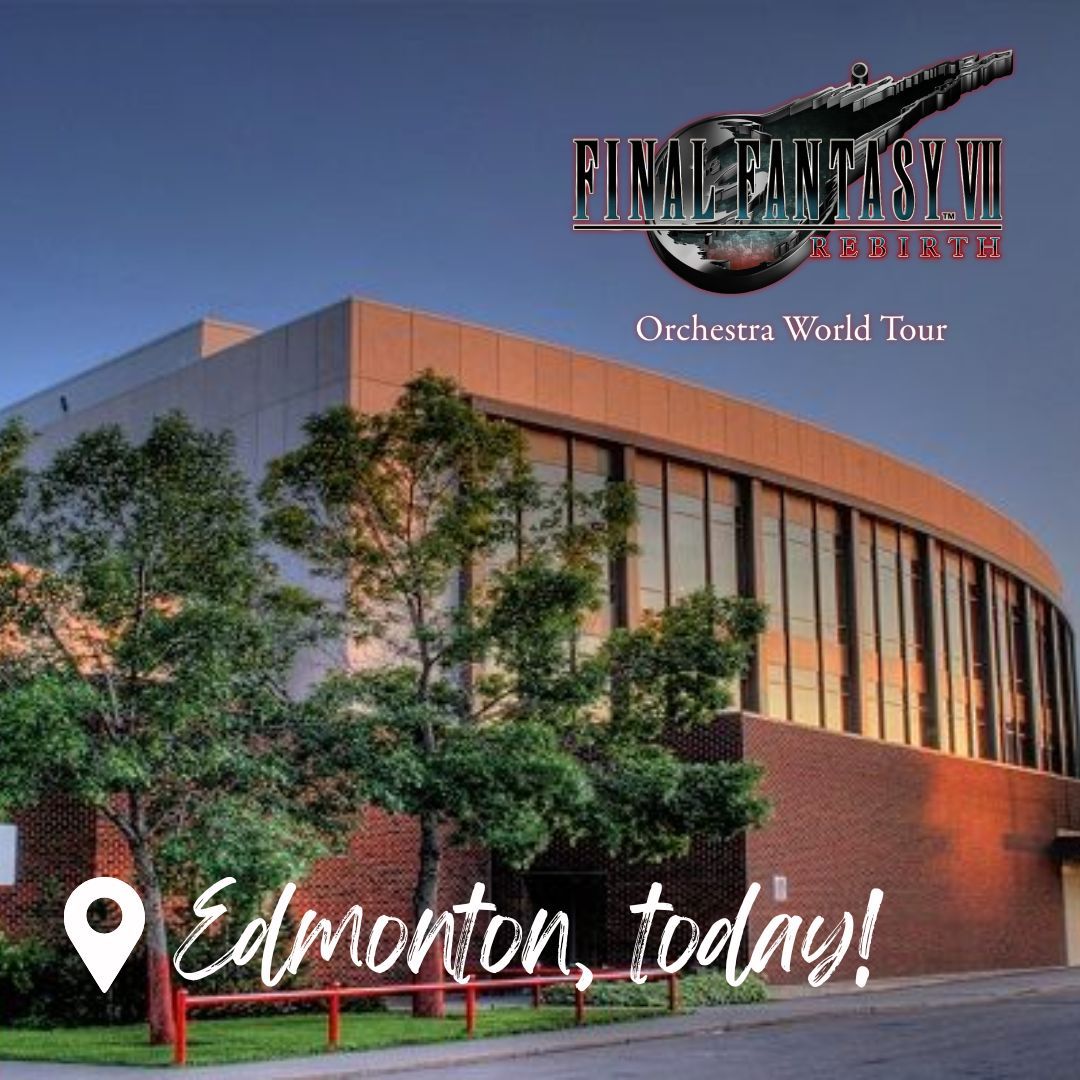 ffdistantworlds's tweet photo. EDMONTON, TODAY ⚔️
We will see you in the Northern Alberta Jubilee Auditorium soon...
#nobuouematsu #masashihamauzu #mitsutosuzuki #arnieroth #ericroth #awrmusic #finalfantasy #ff #ff7rebirth #videogamemusic https://t.co/UNE7r4oElH