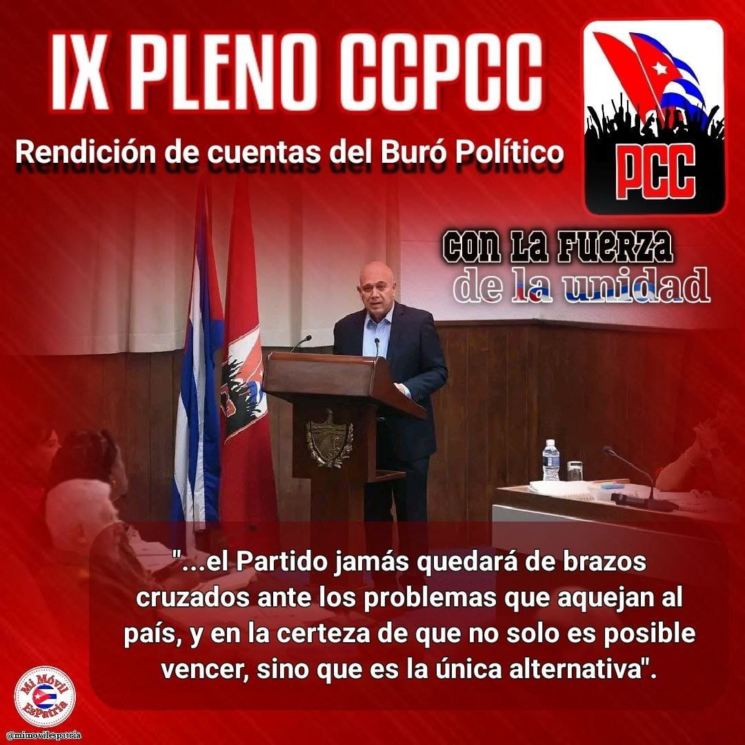 El Partido jamás quedará de brazos cruzados ante los problemas que aquejan el país, y en la certeza que no sólo es posible vencer, sino que es la única alternativa.
<a href="/PartidoPCC/">Partido Comunista de Cuba</a> 
<a href="/DrRobertoMOjeda/">Dr. Roberto Morales Ojeda</a>