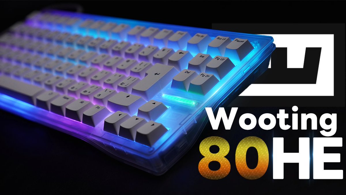 (組み立て済み) wooting 80 HE frost 万磁王軸付き 組み立て済み) wooting 80 HE frost 万磁王軸付き
