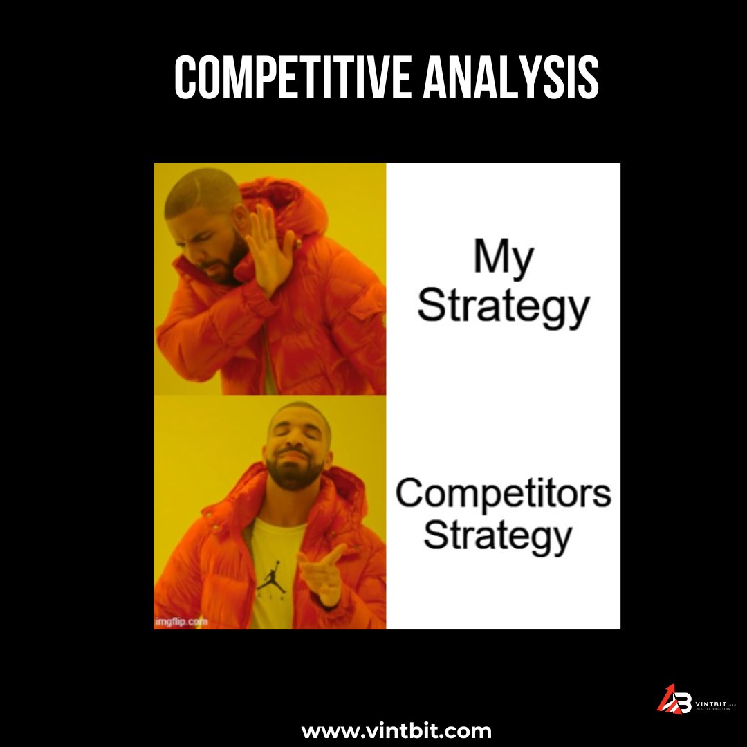 vintbit's tweet photo. 📊 Stay Ahead of the Competition! 🚀

Competitive analysis is the secret weapon of digital marketing. 💡 Understand your competitors' strategies, identify opportunities, and refine your game plan to dominate your niche! 🏆

#CompetitiveAnalysis #DigitalMarketing #StayAhead https://t.co/u6GyVeAd8R