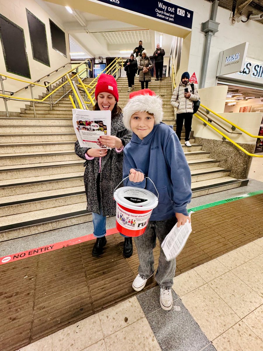 🎶We wish you a Merry Christmas &amp; a Happy New Year 🎶

We had a lovely evening carolling at Richmond Station with our staff, volunteers and Ruils choir! Thanks to generous commuters we collected £474 which will directly support our work with local Disabled People.