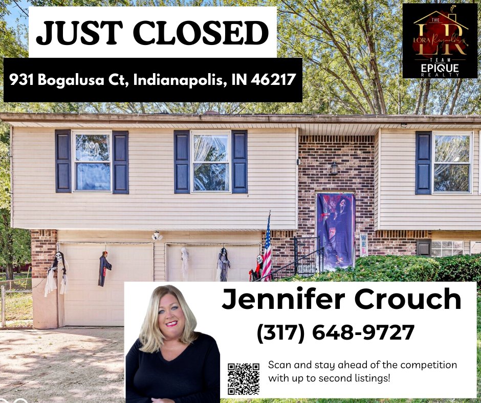 LRteamsuccess's tweet photo. Closed sales in Indianapolis and Greenwood IN 

Closing Day Celebration! Huge congrats to Jennifer Crouch for sealing three amazing deals! 🏡 If you're looking to buy or sell, she is here to ensure a smooth process every step of the way! https://t.co/HwV3C08J8n