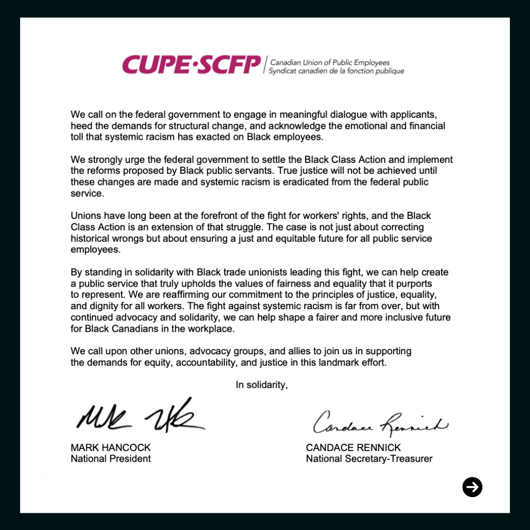 Black Class Action Secretariat tweet media