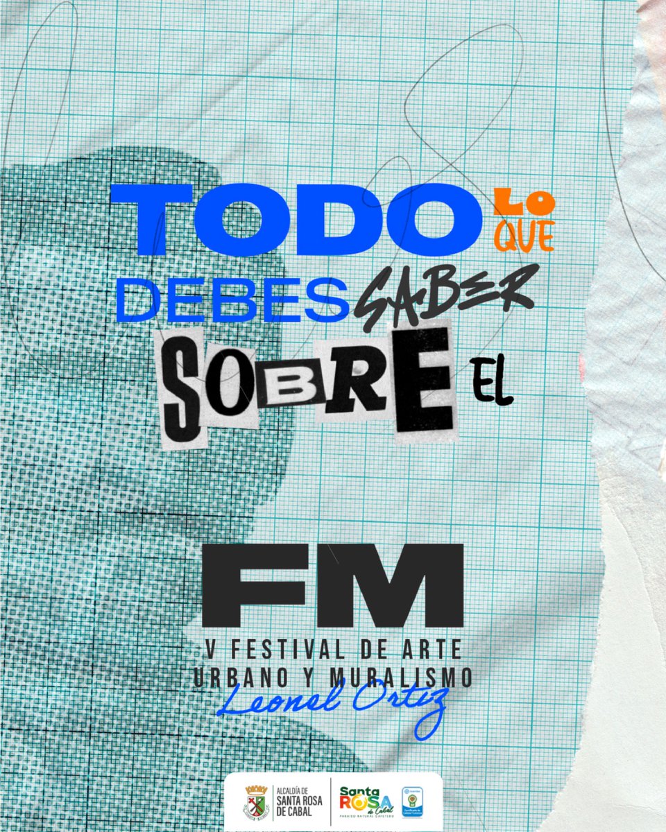 Los esperamos en el festival de muralismo Leonel Ortiz. No te lo pierdas porque Santa Rosa de Cabal, es cultura.