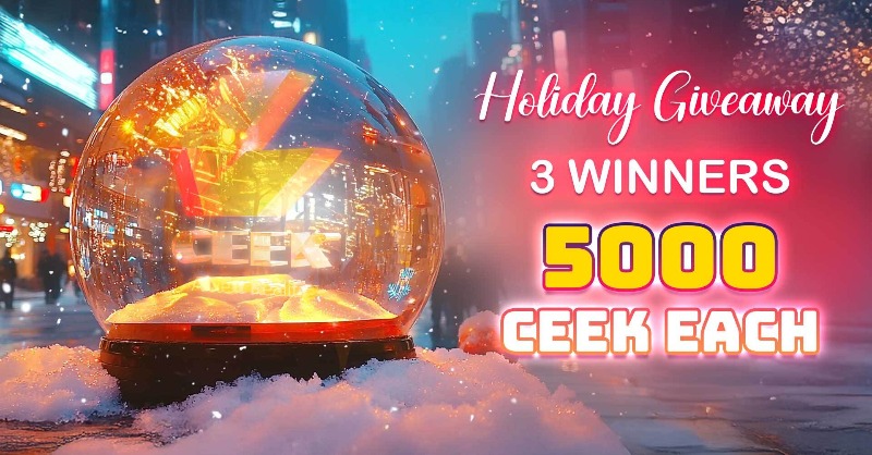 CEEK's tweet photo. ✨ It’s time for the  #CEEK holiday fun.