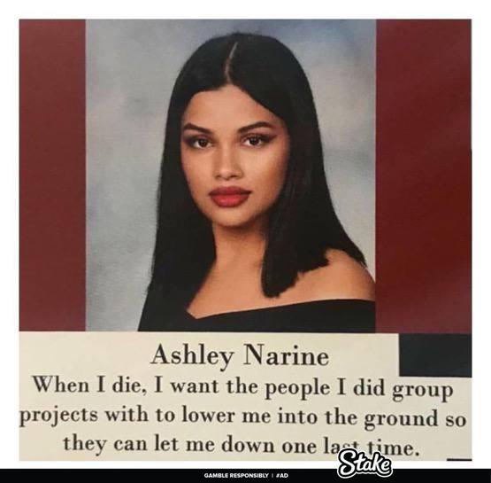 Alph__Utd's tweet photo. A thread of wild and hilarious yearbook quotes you will ever see this year🤣🤣

Check thread https://t.co/vvU8AERKlA