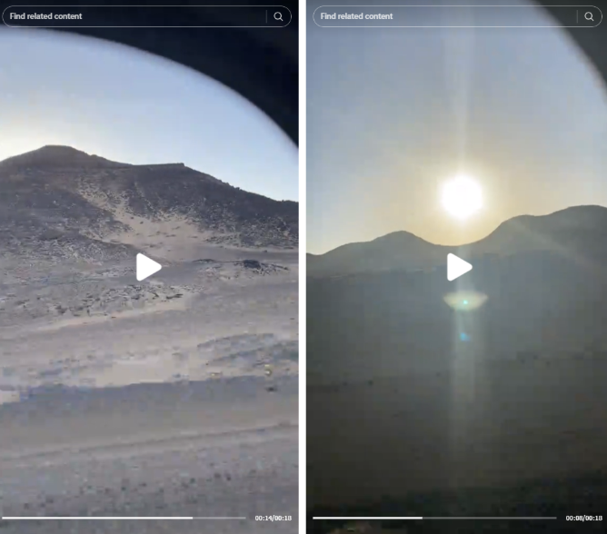 In his last TikTok video posted on November 17, just four days before the alleged SAF ambush videos started to circulate, his footage shows the inside of a moving vehicle passing by a series of hills, one very close to the road and the others in the background.
