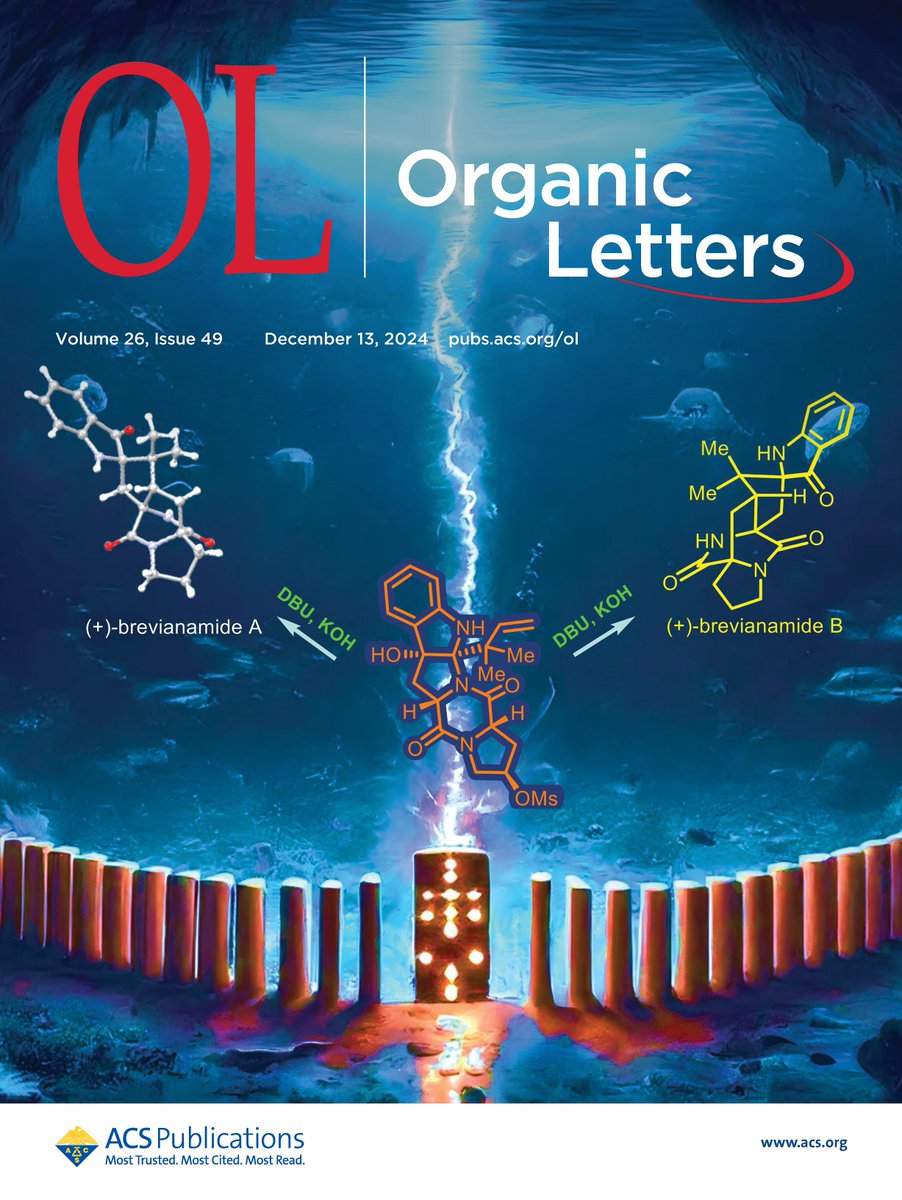 AB Research Group (@ab_group_iiser) on Twitter photo Our Org. Lett. cover story (Issue 49) highlights the mesmerizing 'Deep-Sea Domino Effect'βa six-step cascade reaction inspired by the ocean's mysteries, achieving the total synthesis of marine natural products (+)-brevianamides A & B. π Dive in!
pubs.acs.org/toc/orlef7/26/β¦ <a href="/JOC_OL/">J Org Chem/Org Lett</a> Our Org. Lett. cover story (Issue 49) highlights the mesmerizing 'Deep-Sea Domino Effect'βa six-step cascade reaction inspired by the ocean's mysteries, achieving the total synthesis of marine natural products (+)-brevianamides A & B. π Dive in!
pubs.acs.org/toc/orlef7/26/β¦ <a href="/JOC_OL/">J Org Chem/Org Lett</a>