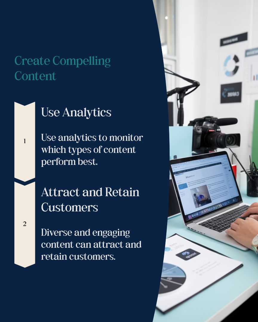 WDISolutions's tweet image. Analytics are your best friend when determining what types of content to make. Experiment with different formats and check to see how the engagement differs. Your audience will show you what they want more of through likes, playtime, and comments. #businesstipsforsuccess