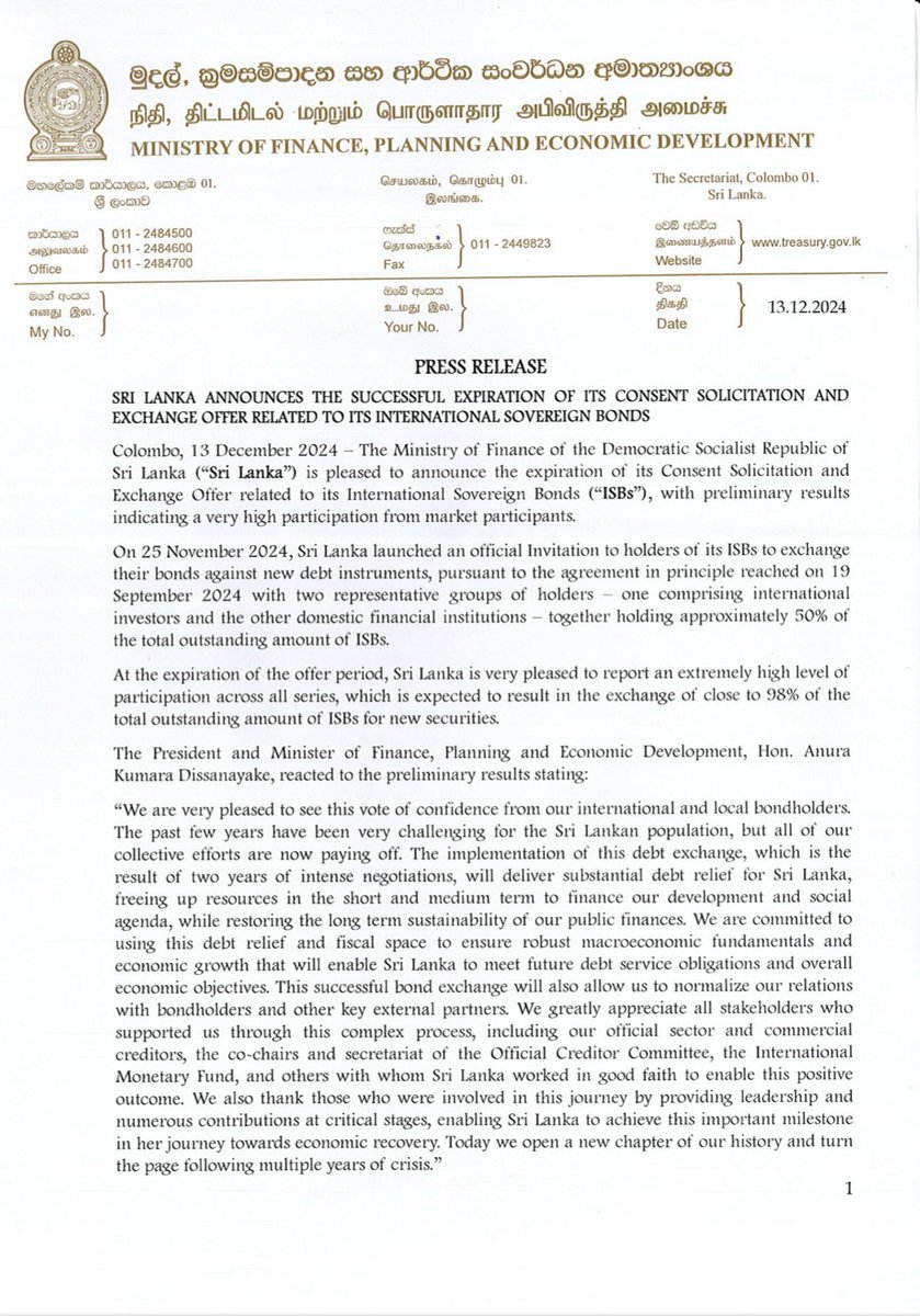 Mahinda Siriwardana tweet media