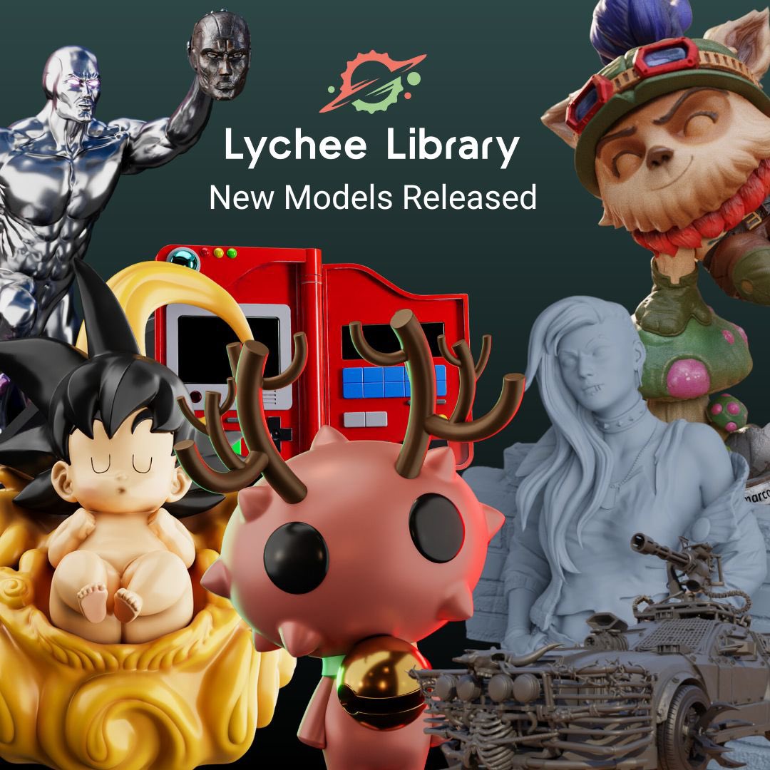 🎉 FRIDAY RELEASE: Festive Update – Exclusive Christmas Model, New Creators, and Presupported Models! 🎄
🎁 Exclusive Christmas Model: Meet the Horned Lychee Pixie! 🦌 
Designed by the talented JTRStudio, this enchanting creature is making its debut.
🆕 NerdRebelArt &amp;