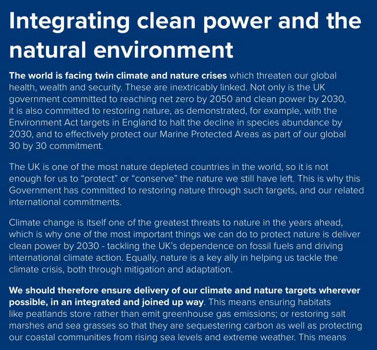 Richard Benwell (@rsbenwell) on Twitter photo Excellent to see <a href="/Ed_Miliband/">Ed Miliband</a>'s Clean Power Action Plan. It'll require great care. The marine environment is especially exposed & key safeguards including like-for-like compensation are vital. But overall this is bold, positive #ClimateAction with a promising approach to nature. Excellent to see <a href="/Ed_Miliband/">Ed Miliband</a>'s Clean Power Action Plan. It'll require great care. The marine environment is especially exposed & key safeguards including like-for-like compensation are vital. But overall this is bold, positive #ClimateAction with a promising approach to nature.