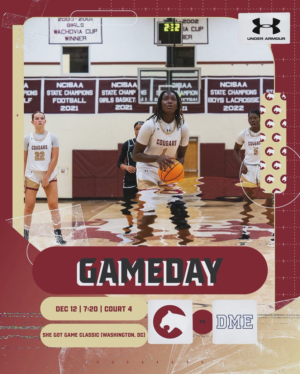 🚨Gameday🚨

🆚 DME Academy National (#22 ranked <a href="/PBRhoops/">Premier Basketball</a> )
⏰ 7:20pm
📍Springfield, VA
🏟️ The St. James Complex
🎟️ <a href="/SheGotGame7/">She Got Game Classic</a> DC
💻 <a href="/BallerTV/">BallerTV</a> 

#3D
#LeaveALegacy