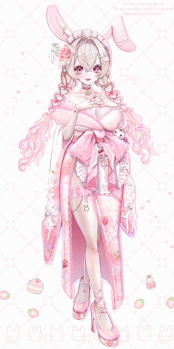 「commission!天羽ゆゆ様のモデルを担当させていただきました! 」|ふぁゆ瀬のイラスト