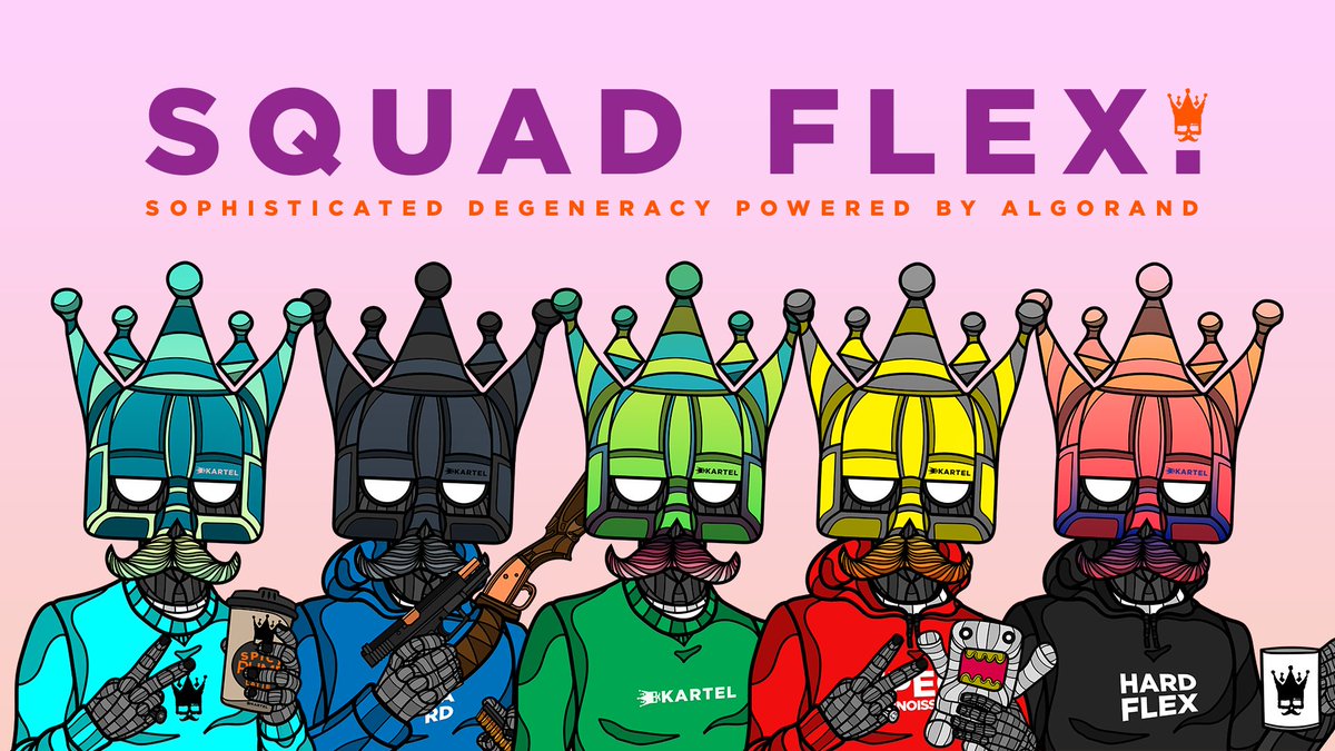 WRKDUPCO's tweet photo. GM's & Salutations $ALGO βοΈ
From the #BKARTEL SQUAD!
Another week coming to an end,
& by now, you should know how,
We get down @BKARTEL_XYZ
With another...
SQUADDIE FLEX EM FRIYAY πͺ
So if you got your SQUAD ON &
About the SQUAD LIFE then it's
Time to FLEX IT OUT ππ«‘π