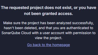 DevTadeusz's tweet photo. @SonarQube Hello Team, any idea why on a paid Team plan (currently about 300KLoC analyzed), despite having org admin and other permissions, after creating a project I would be unable to access it or see it on list of projects, or use in CI scans? https://t.co/TuMSZxbvoR