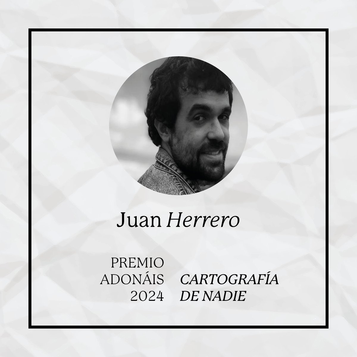 Premio Adonáis de Poesía tweet media