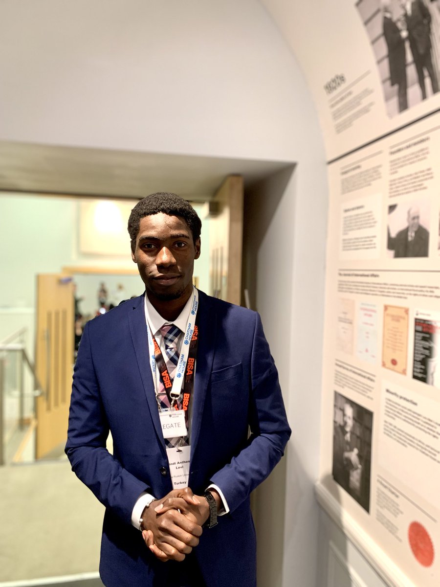 tonilevi2's tweet photo. It is a significant opportunity to represent @AngliaRuskin as the delegate for Turkey at the COP Simulation organized by the @MYBISA Association and hosted by @ChathamHouse motivated by @fatoulaminjeng #climatesim https://t.co/ydSgoXCxjA
