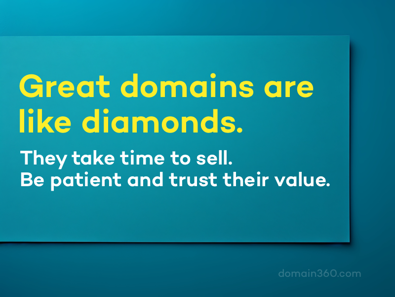 senthilrajendrn's tweet photo. Sales have been slow this month, so I thought to reprice and reviewed my portfolio. Seeing my quality domains gave me confidence in their value and reminded me that the right buyer will come with time.

💎 Great names, like diamonds, take time to sell💎

#domains #domaining #domainer #domainnames