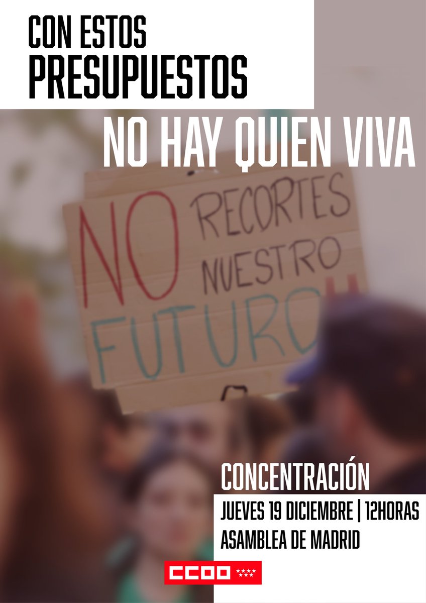 CCOO de Madrid tweet media