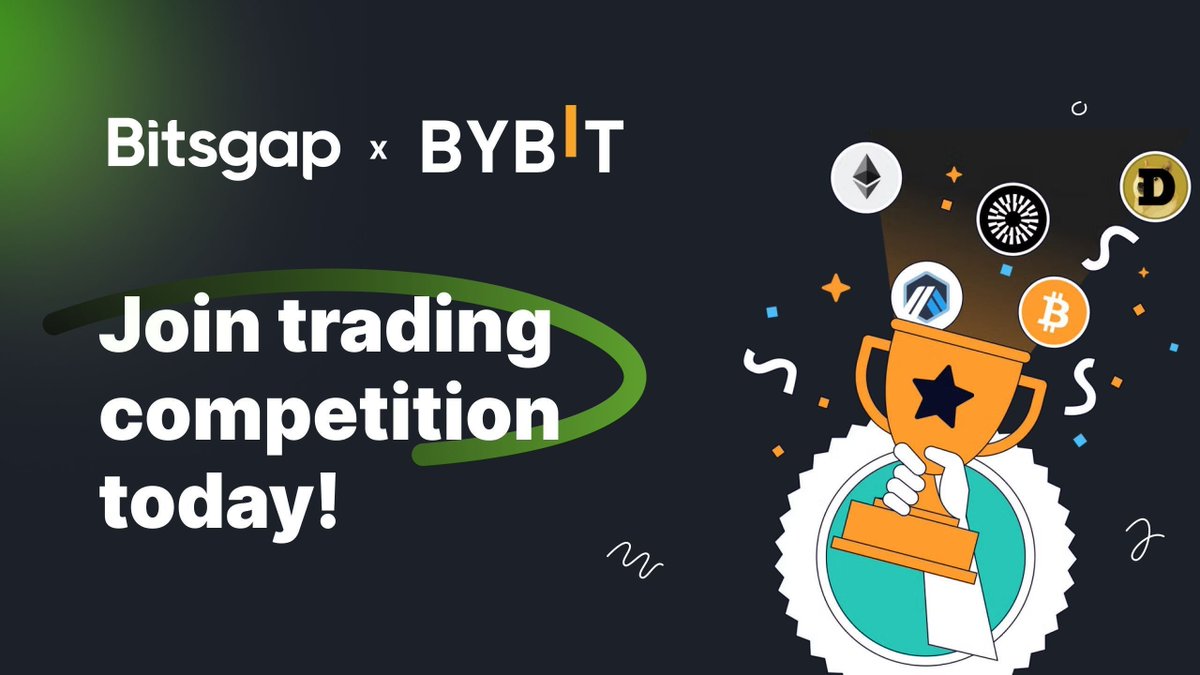 Bitsgap's tweet photo. 🚀 Bitsgap x Bybit Trading Competition! 🚀
Join us for an epic trading showdown and grab your share of the massive $57,000 prize pool! 💰
Compete against other traders and climb the leaderboard for a chance to win big.
📅 When? December 9th, 2024, to January 9th, 2025 (UTC)
📍 Where? Bybit! Trade on Bybit via Bitsgap during the competition period to rack up your trading volume.
🏆 Prizes: The more you trade, the more you can win! Prizes are distributed based on trading volume tiers. Check the competition page for the full prize breakdown: https://t.co/U5piSyjfye
➡️ How to Participate:
1. Register for the competition on Bybit before January 9th with this link:
https://t.co/OlzRmd8owq
2. Complete Identity Verification Level 1.
3. Trade your favorite cryptocurrencies on Bybit via Bitsgap and boost your trading volume!
BIG REMINDER: Users in the EU are not eligible to participate in the contest due to regulations. 🙏
📈 Climb the Ranks: Track your progress and see where you stand against the competition on the live leaderboard. Every trade counts!
Don’t miss out on this incredible opportunity to test your trading skills and win big! Join the Bitsgap x Bybit Trading Competition today! 👇
https://t.co/U5piSyjfye