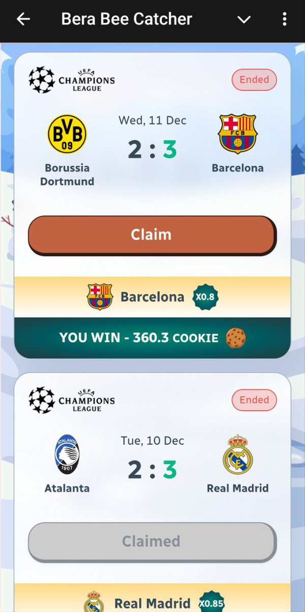 PVolyna's tweet photo. Henlo-henlo, @Berajibears
Do you love cookies 🍪as much as I do? 🧐 With #BeraBeeCatcher predictions U'll love it! 🍪🧸 #Berachain 🐻🐼#berachain_bera #BeeUA https://t.co/ei56z0wrfu