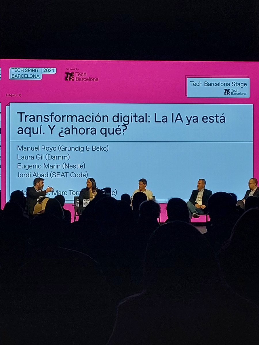 xavierbuch's tweet image. Esta semana me ha gustado volver a escuchar, sobre la digitalización: &quot;Todo va muy deprisa, pero no será rápido&quot; @TechBarcelona #techbarcelona #techspirit