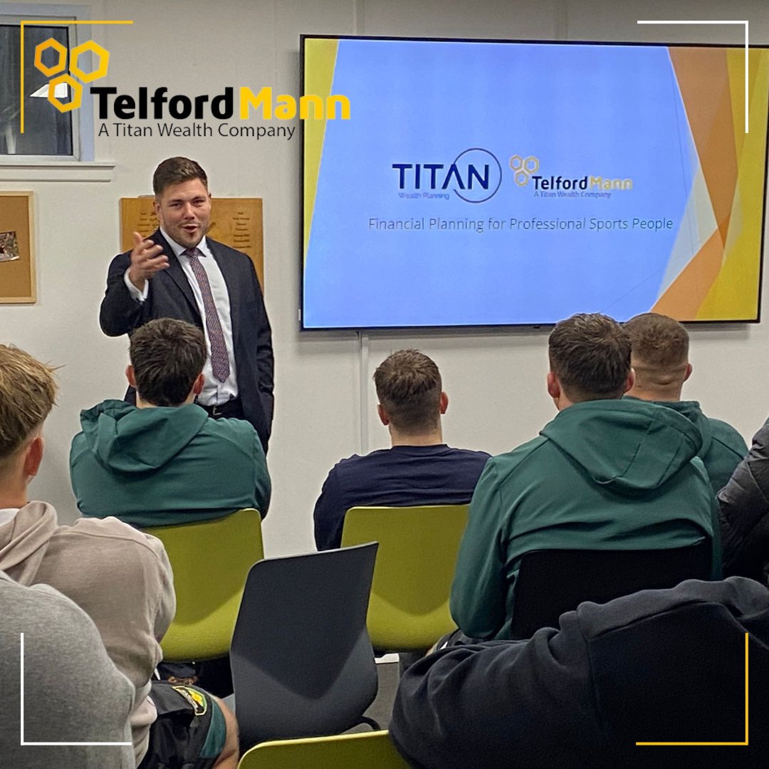 Titan_PI's tweet photo. We were at Northampton Saints last week, talking about the financial challenges players face.

Ex-player turned Financial Planner, Ethan Waller, spoke about struggling with transition, changes he would have made and how players can prepare.

Good luck to the team this weekend! https://t.co/bkda5L6lrA