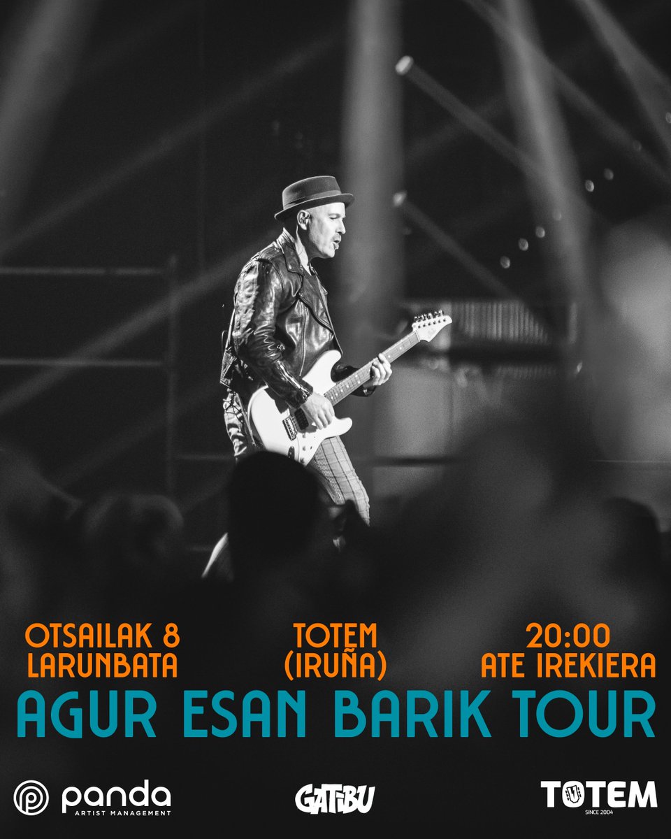 25.urteari egurre emoteko prest! 😈

📍 Totem, Iruña
🗓️ Otsailak 8, larunbata
🕗Ateak: 20:00 
🎫Sarrerak: gatibu.eus
#AgurEsanBarik2025  #gatibu