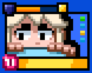 lamo__bs's tweet photo. 【ブロスタ全キャラドット絵チャレンジ】
1体目　ガス
プロフィール画像を描いていきます枠は使い回します https://t.co/LnrLyhfBuM