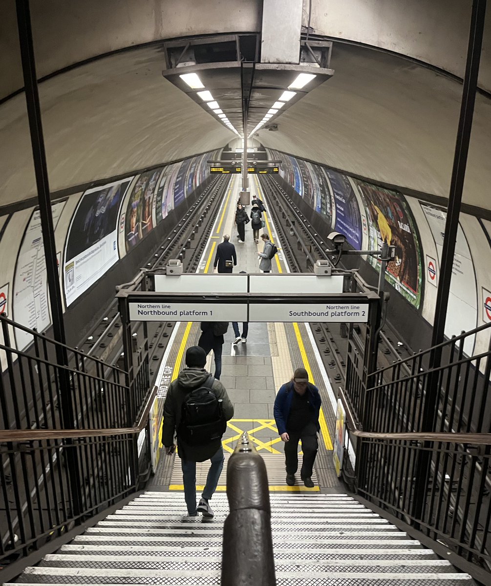 I spend a fair bit of time in London these days which means I have a favourite tube station. This is normal right?!

(It’s Clapham North by the way because of how symmetrical it looks from the top of the stairs)