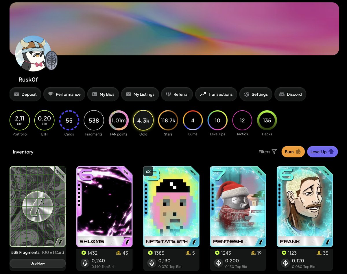 Il y'a les dApp qu'on farm pour les profits, et les dApp qu'on utilise pour le plaisir et <a href="/fantasy_top_/">fantasy.top</a>  est à ranger dans les 2 catégories

Ils sont 🇫🇷, ils viennent de lever des millions, ils sortent leur V2 et les rumeurs d'airdrops/tokens sont plus que jamais insistantes...