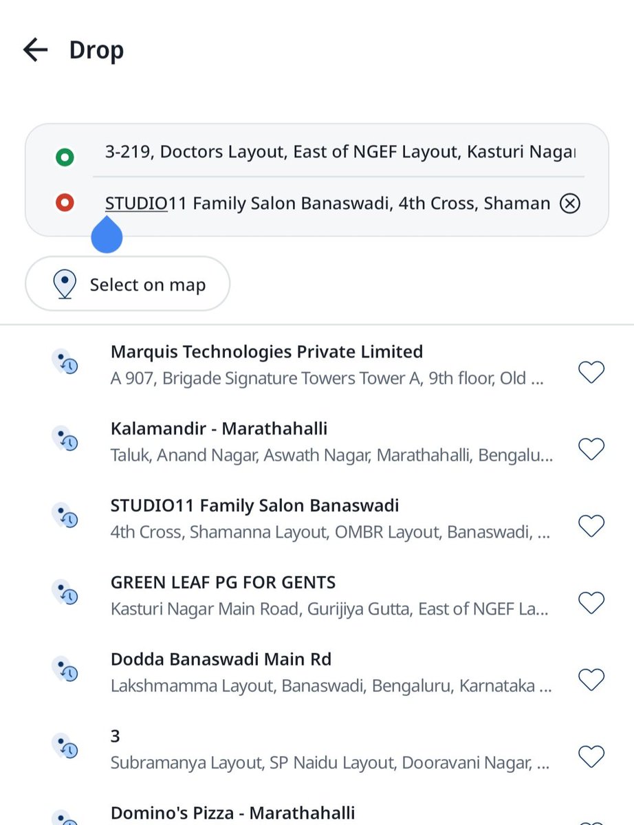 _nithinkrishna_'s tweet photo. Hey @Olacabs, I'm facing an issue with Studio11 Family Salon's location not appearing on Ola Maps. This is causing inconvenience to customers trying to reach their location. Could you please look into this and resolve the issue? Thanks!
@OlaSupport @Ola_Help
#OlaMaps #OlaCabs https://t.co/VzjE0v93y2