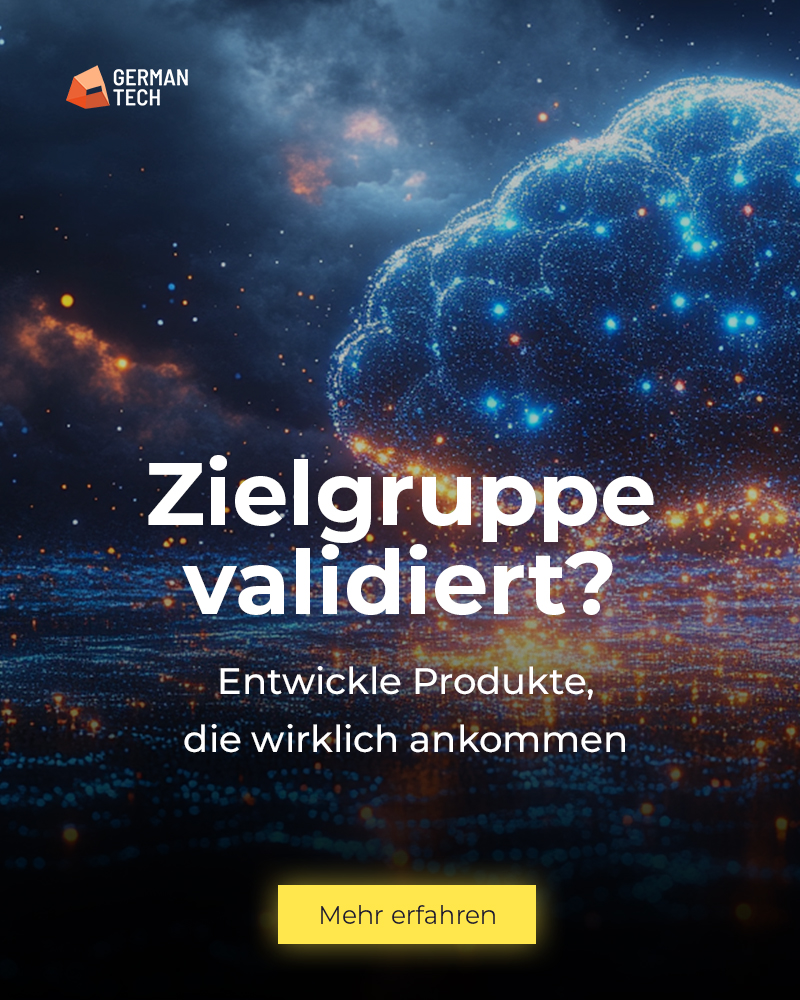 🎯Ist deine Zielgruppe validiert? Entwickle nur Produkte, die wirklich ankommen.

Du hast eine großartige Idee – aber ist sie auch die richtige Lösung für die richtigen Kunden? 

Erfahre jetzt mehr unter: innovation.german.tech/crystal-ai/