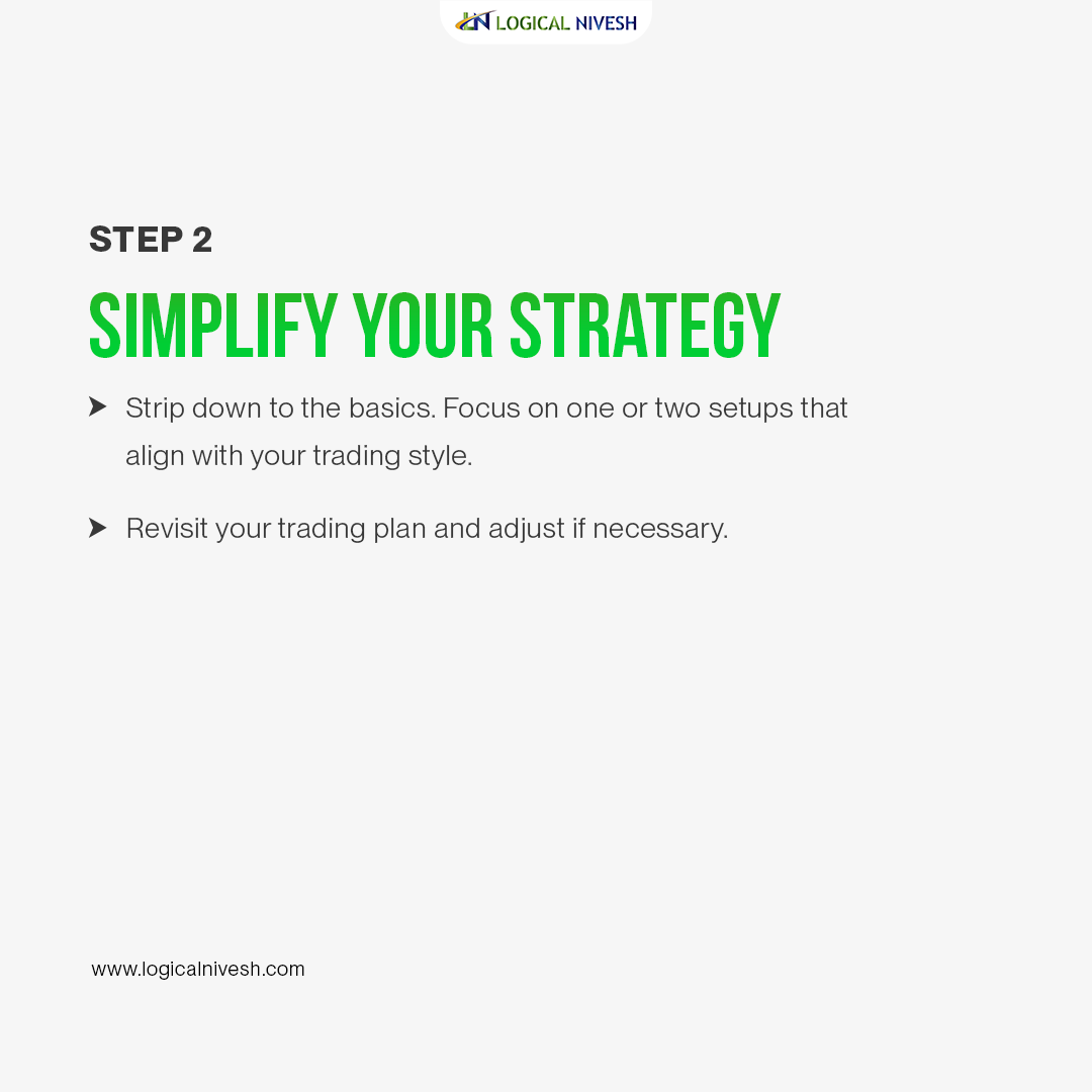 NiveshLogical's tweet image. 🌟 The Power of the Reset Method in Trading 🌟 Stuck in a losing streak? Take a break, simplify your strategy, and start fresh with small positions. Log trades to track progress. Reset and trade with clarity! 📈✨

#LogicalNivesh