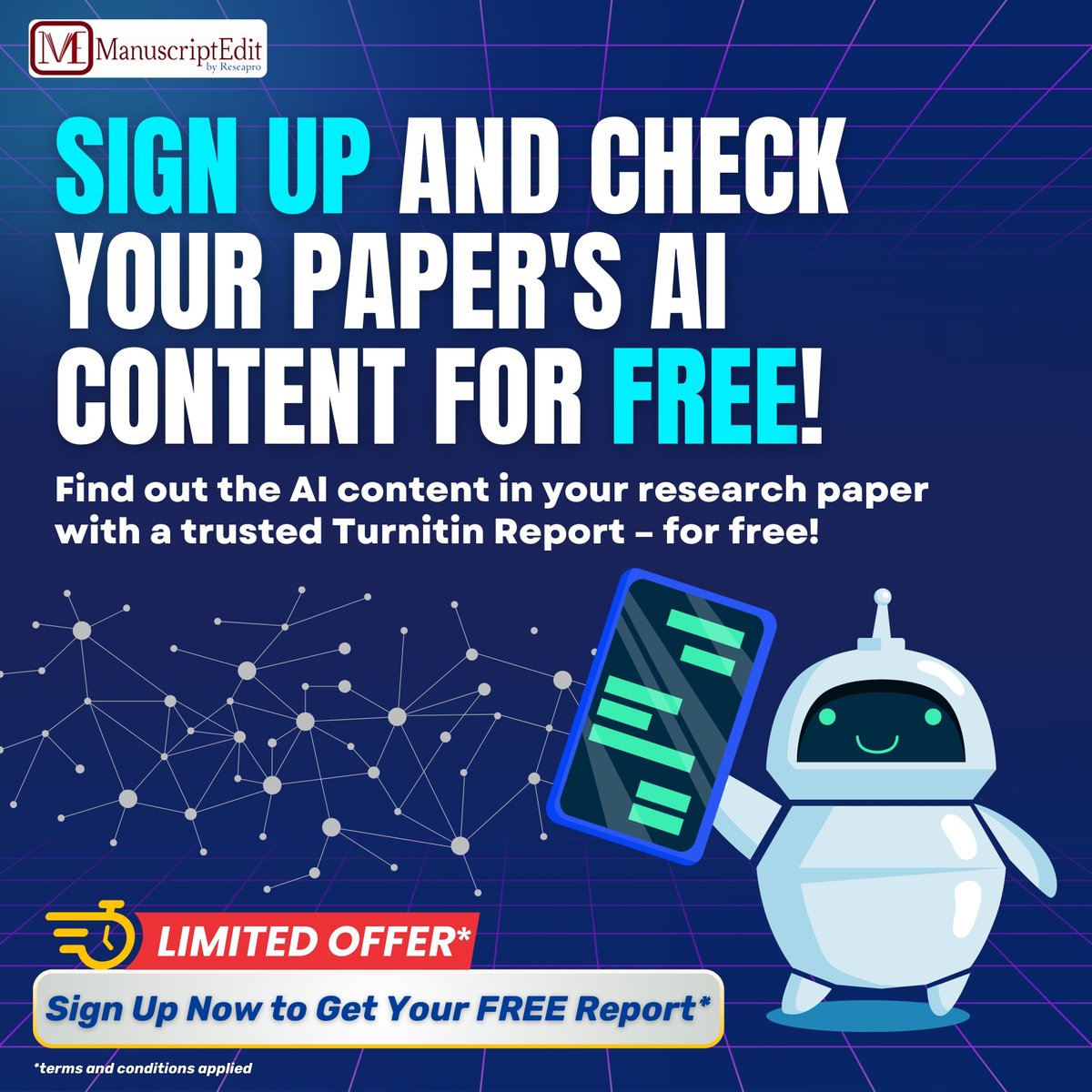 manuscriptedit's tweet image. 𝐇𝐨𝐰 𝐦𝐮𝐜𝐡 𝐨𝐟 𝐲𝐨𝐮𝐫 𝐫𝐞𝐬𝐞𝐚𝐫𝐜𝐡 𝐢𝐬 𝐭𝐫𝐮𝐥𝐲 𝐲𝐨𝐮𝐫𝐬? 📷

Find out with a trusted Turnitin AI Report – FREE for a limited time! Don’t miss out! 📷

📷 Sign up now: secure.manuscriptedit.com/register

#ResearchIntegrity #aicontentanalysis #turnitinai #freeport