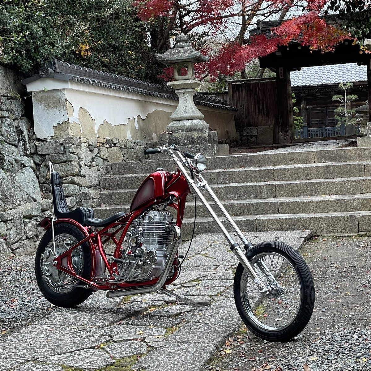 2%ER No.328 SR400 chopper. #sr400 #sr500 #chopper #bobber 