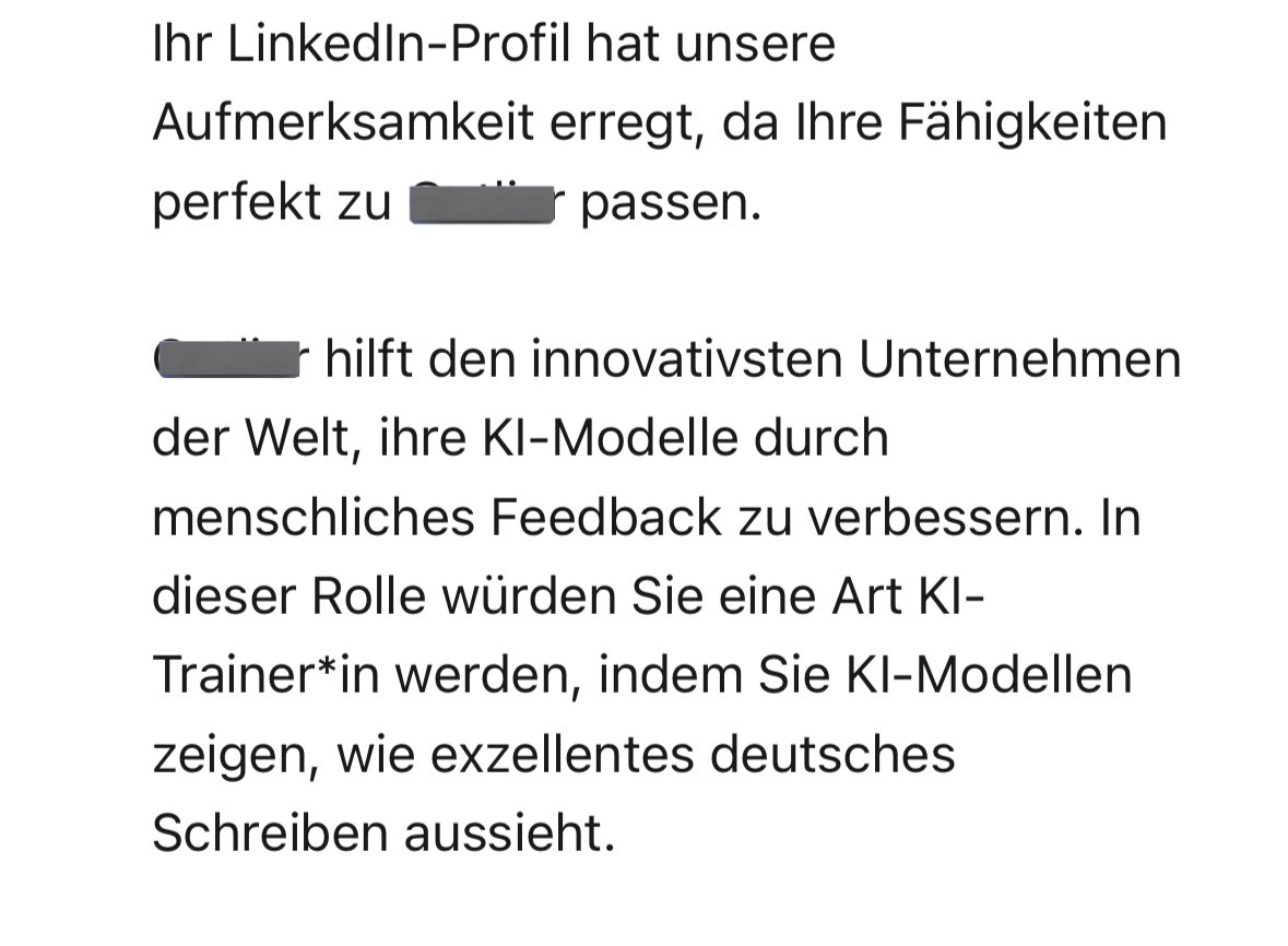 Endlich mal ein Unternehmen, das meine Fähigkeiten erkennt 🌚