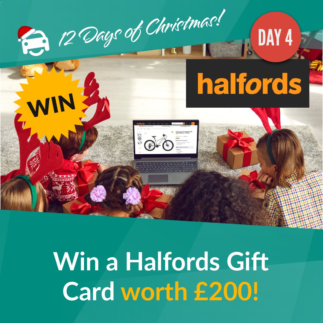 🎄 Day 4 of MotorEasy's 12 Days of Christmas has arrived! 

Today, you could WIN a £200 Halfords voucher.!

To enter:
1️⃣ Click the link in our bio to take part in our 12 Days of Christmas
2️⃣ Like and re-share this post for extra entries to WIN!

#12DaysOfChristmas