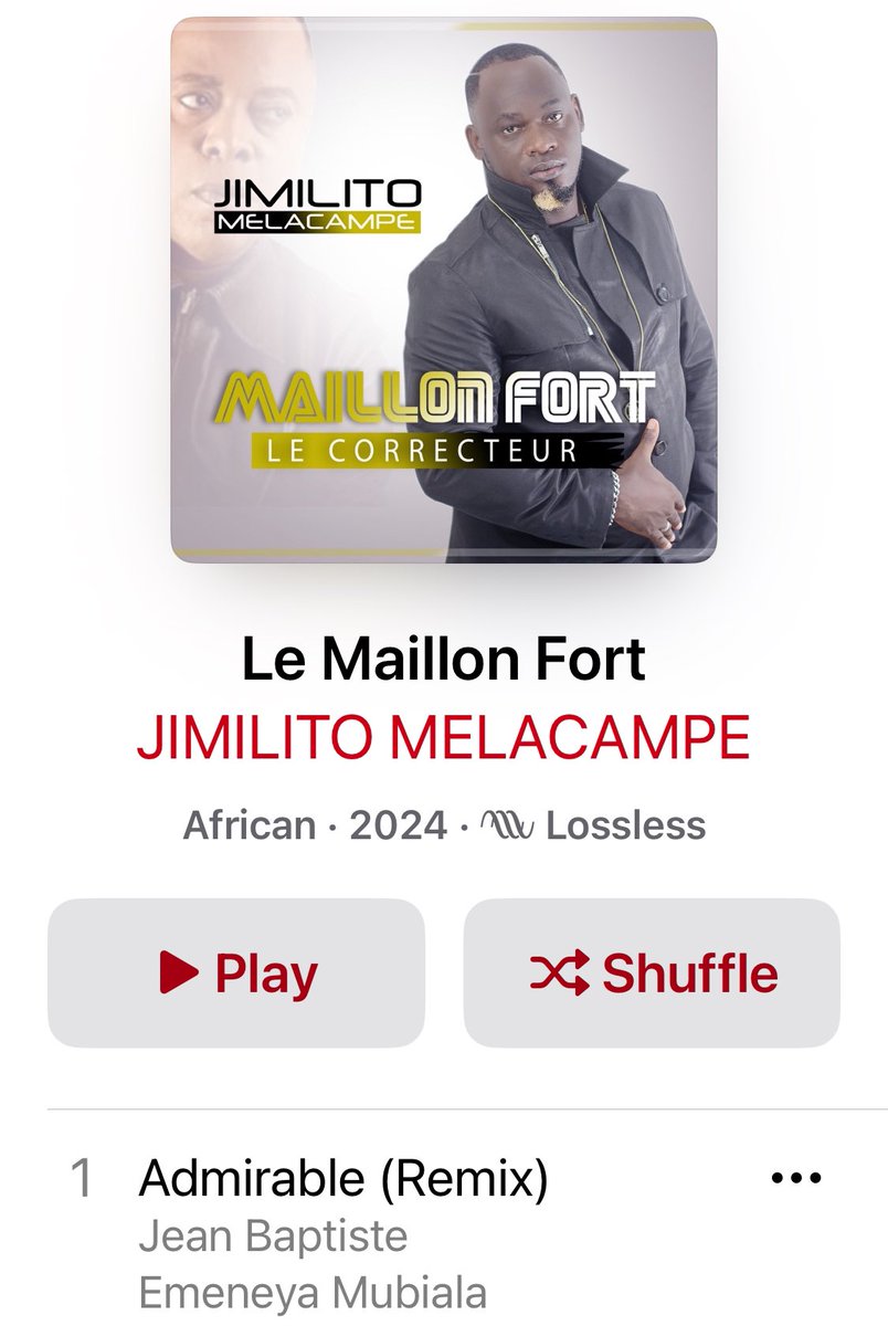 JCMaswana's tweet photo. #Culture: Découvrez la musique de Jimilito Melacampe, qui rend hommage à l’icône King Kester Emeneya avec son album Le Maillon Fort. La culture est un puissant vecteur de valeurs. Soutenons nos jeunes talents et préservons l’héritage artistique africain ! 🎶🌍 #Congo #Emeneya #Kester #MusiqueAfricaine”