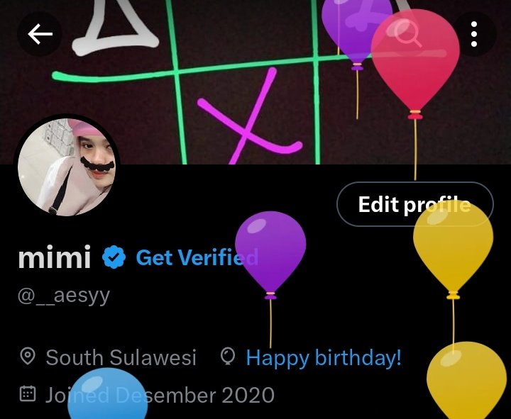 satu hari jualan balon