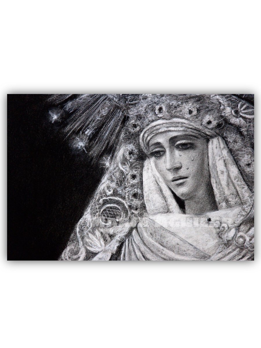“El tiempo de la Esperanza”
Grafito y pastel negro sobre papel (50x70 cm).

Tras más de 2 meses de trabajo, hoy, en vísperas de los días de la Virgen, ve la luz esta obra llena de cariño y guiada por <a href="/AntonioCasamit1/">ANTOINE CAS</a> 
Foto de referencia: <a href="/fransantiph/">Fran Santiago</a> 

Obra en venta.