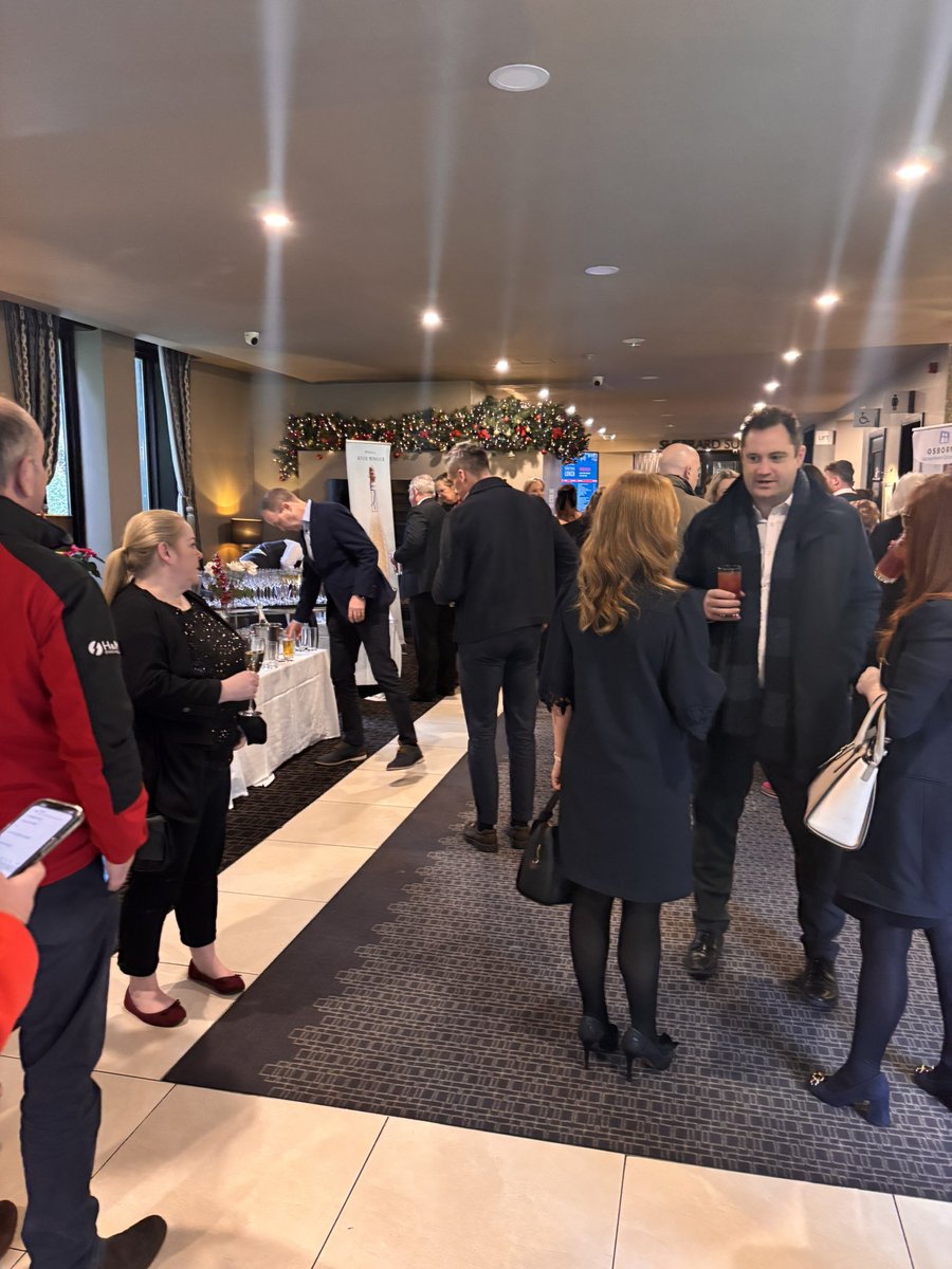 CorkChamber's tweet photo. The Cork Chamber Christmas Lunch is officially underway🎄 

A huge thanks to our sponsor @OsborneRecruits and event partner @miicork for making this festive celebration extra special. 

Let the festivities begin! 🎁 #CCXMAS24 @OsborneRecruits @miicork https://t.co/UDmEGhjcxN