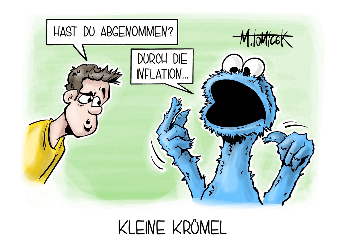 #Inflation: #Tafeln haben immer mehr #Kunden und müssen jetzt das #Essen #rationieren.

#Tafel #Ernährung #Rationierung #Geld #Krümelmonster #Sesamstraße #Karikatur
