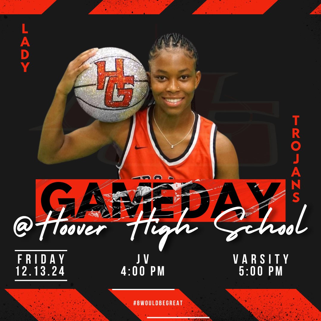 🚨GAMEDAY🚨
The Lady Trojans head south tonight to face the Hoover Lady Bucs!

#8WouldBeGreat