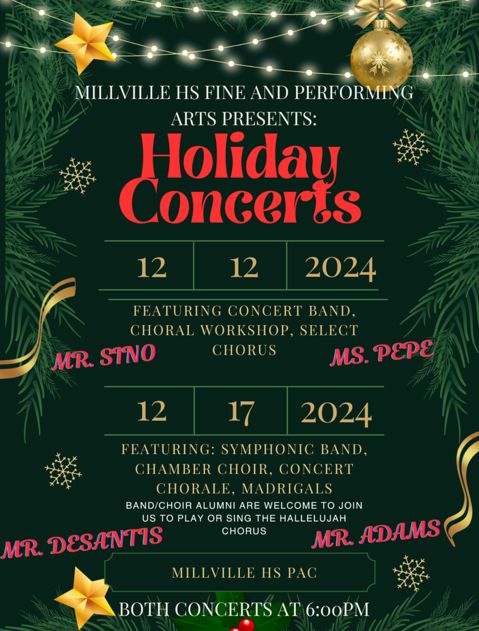 Looking for some holiday fun? We would love to see you tonight for our holiday concert 🎄 Starting at 6 pm....Hope to see you there!