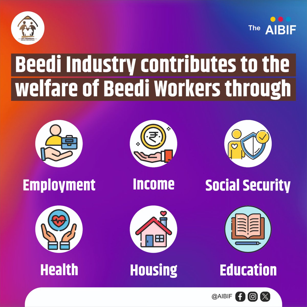 BeediLivelihood's tweet photo. In the beedi industry, worker welfare isn’t just an afterthought—it’s a priority. 🌿 Together, we build stronger, healthier communities.
#SaveAtmanirbharta #BeediLivelihoodsMatter #BeediWorkers #TradeUnion #Beedi #HumanRights
@ilo @PIB_India @LabourMinistry @TimesNow https://t.co/xcLfb718fB