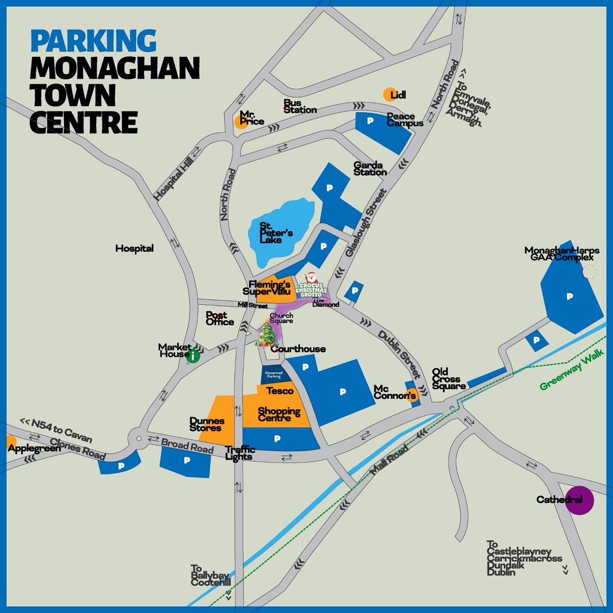 🎄 Heading to the Monaghan Christmas Street Food Festival? 🎄
Enjoy FREE parking after 12 PM this Saturday (and every day during Christmas 2024)! 🚗

Plan your visit with the parking map below &amp; join us for festive fun, food, and shopping!

#MonaghanChristmasFestival #FreeParking