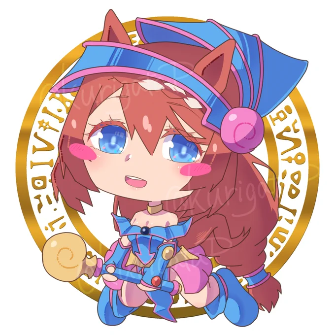 #C105 新刊セットの1品として、こちらのイラストをアクリルスタンドでご用意します!8cmくらいのかわいいサイズです 