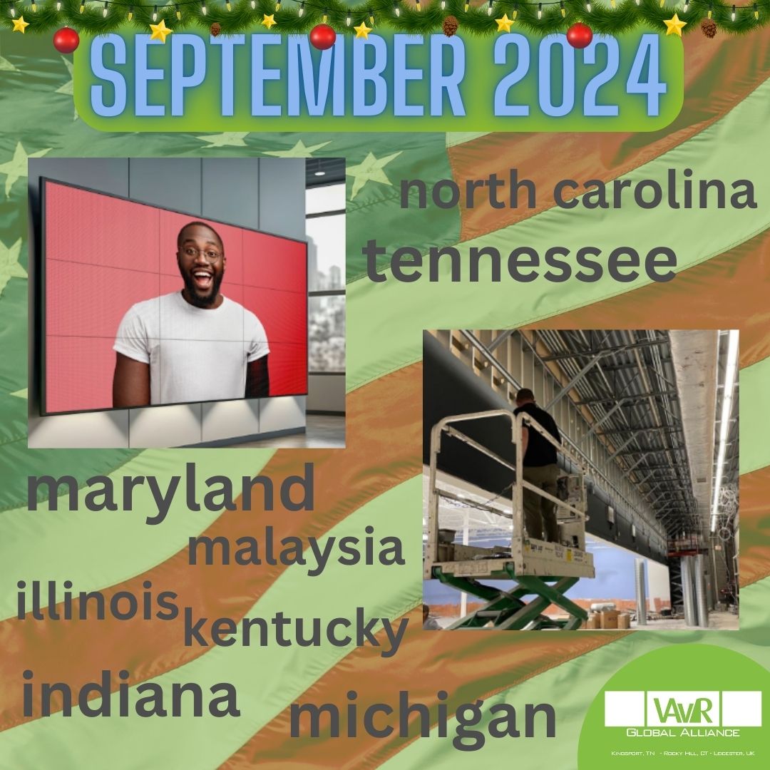 Day 9 

September 2024 was a month of more major milestones:

VAvR US Global Alliance HQ in Tennessee reached a major milestone with the completion of the VAvR Demonstration Room.

Expanding our presence in the U.S.

Keep following!

bit.ly/3yf4TwJ
